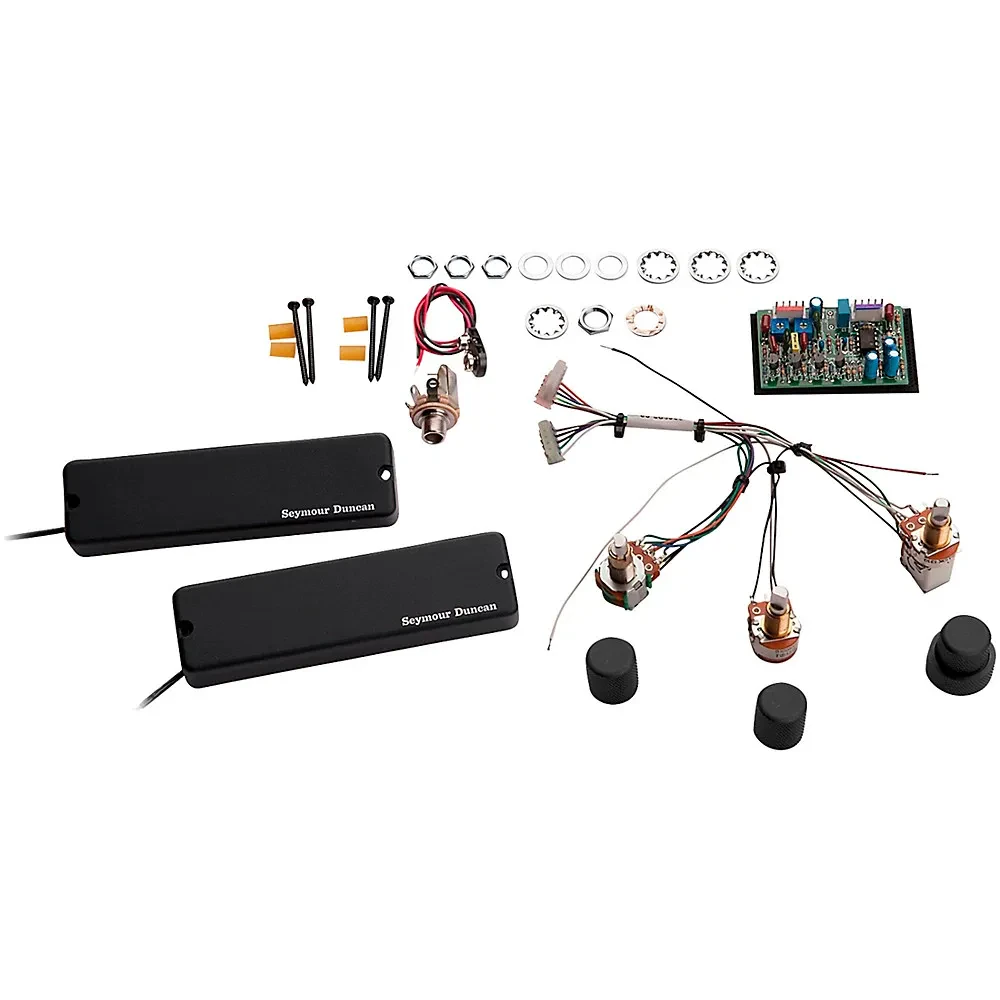 Звукосниматель для бас-гитары Seymour Duncan Steve Bailey 2-Band Active Soapbar System (набор, 6-струнная, Active soapbar, Phase I, питание 9V)