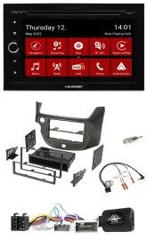 Автомагнитола Blaupunkt 2DIN, DVD, Bluetooth, DAB, USB, для Honda Jazz (с 2014), темная