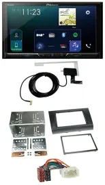 Pioneer 2DIN DAB USB MP3 Bluetooth Autoradio für Suzuki Swift (2005-2010)