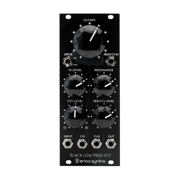 Модульный студийный синтезатор Erica Synths Black Low Pass VCF Filter Eurorack Synth Module