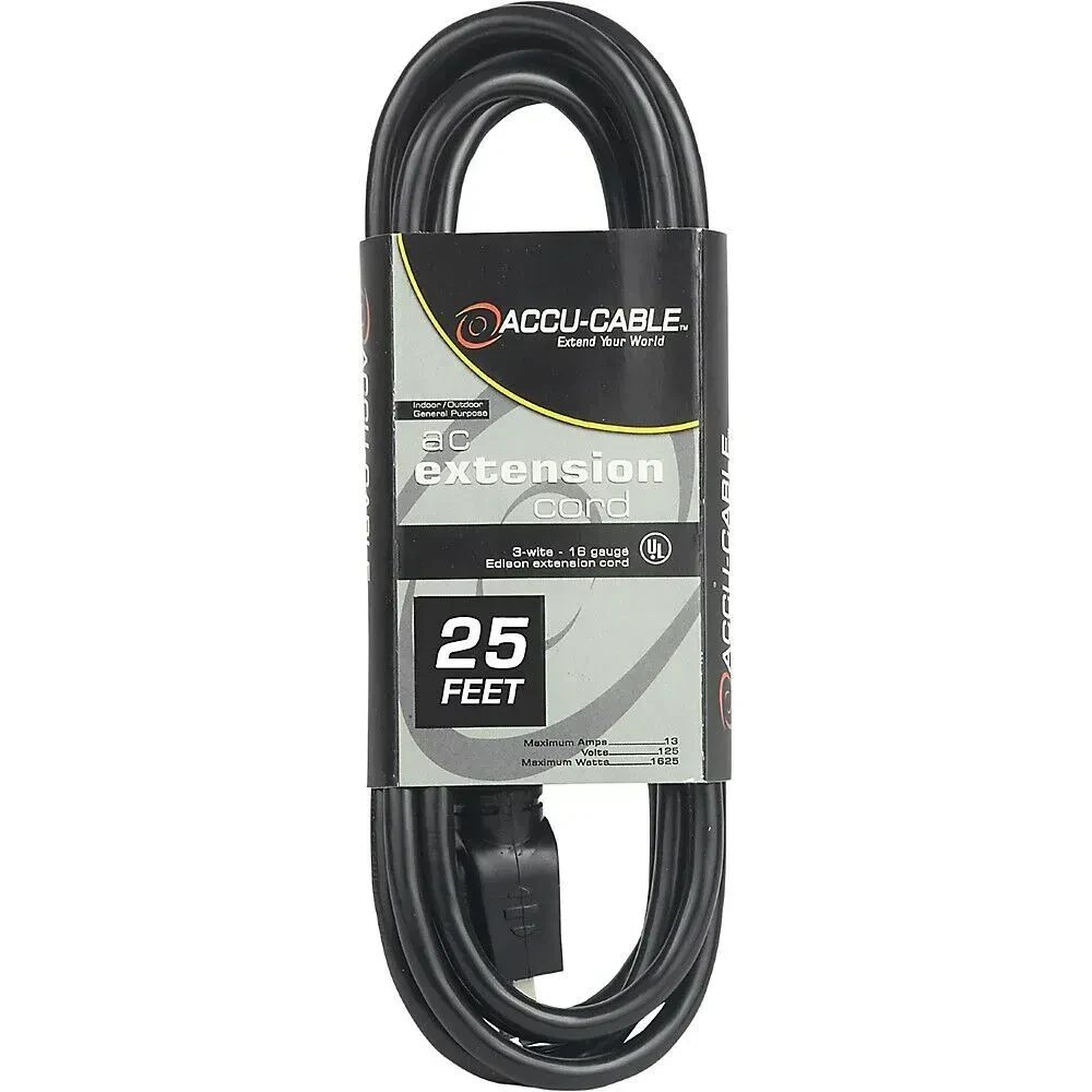 Сетевой кабель American DJ EC123-25 IEC, 12 AWG, 25 ft