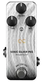 Педаль эффектов для бас-гитары One Control Sonic Silver Peg Amp-In-A-Box