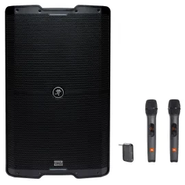 Mackie SRM215 V-Class 15” 2000w Active PA DJ Speaker w/Bluetooth+JBL Microphones