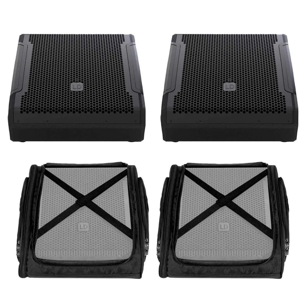 Сценический монитор LD Systems MON 10 A G3 10", коаксиальный, активный (набор, пара) с чехлами