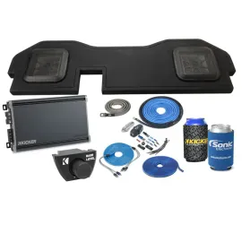 Сабвуфер пассивный для Ram/Dodge (2002–2024) Kicker 51KRDL7T102 в корпусе (набор) усилитель, пульт ДУ и комплект проводки