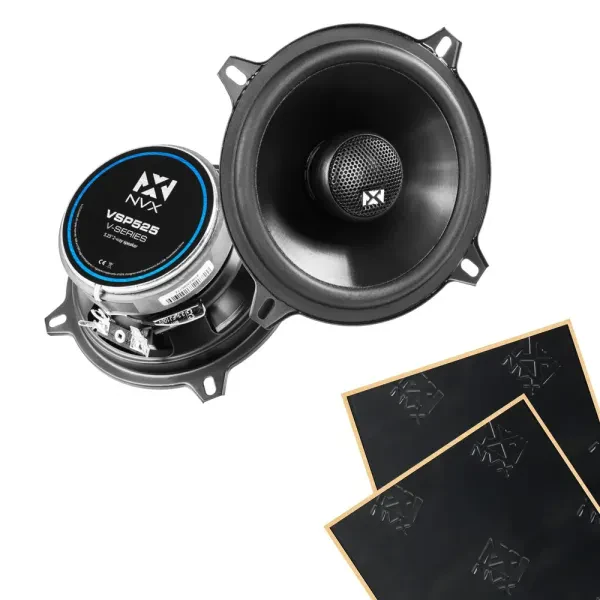 NVX VSP69KIT2F 300W RMS 6x9" Component Speakers w/ Sound Damping