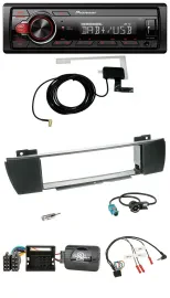 Pioneer 1DIN MP3 DAB USB Lenkrad Autoradio für BMW X3 E83 2004-2010 mittig