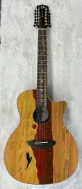 Luna Guitars Luna Vista Eagle 12 String  Tropical Wood Acoustic Electric Guitar w/Hard Case