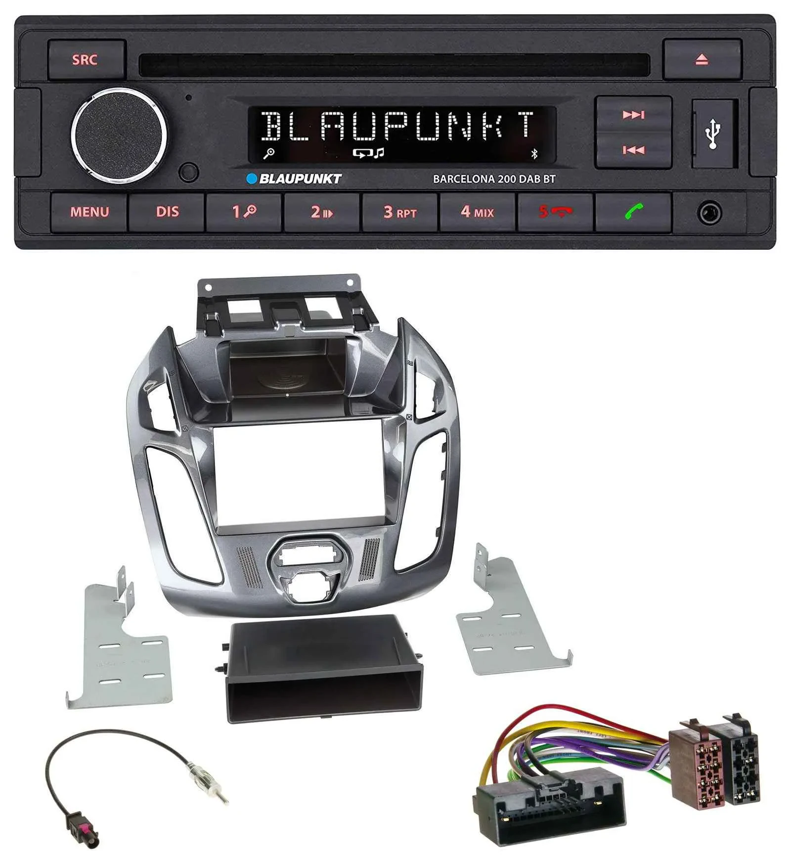 Автомагнитола для Ford Blaupunkt USB, DAB, CD, Bluetooth, MP3 (Connect/Transit, 2012–2018)