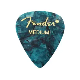 Медиаторы Fender Shape Classic Medium Ocean Turquoise Celluloid Picks