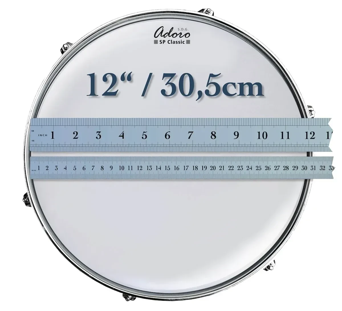 Пластик для барабана Adoro ASPC-CL-12 SP Classic Clear