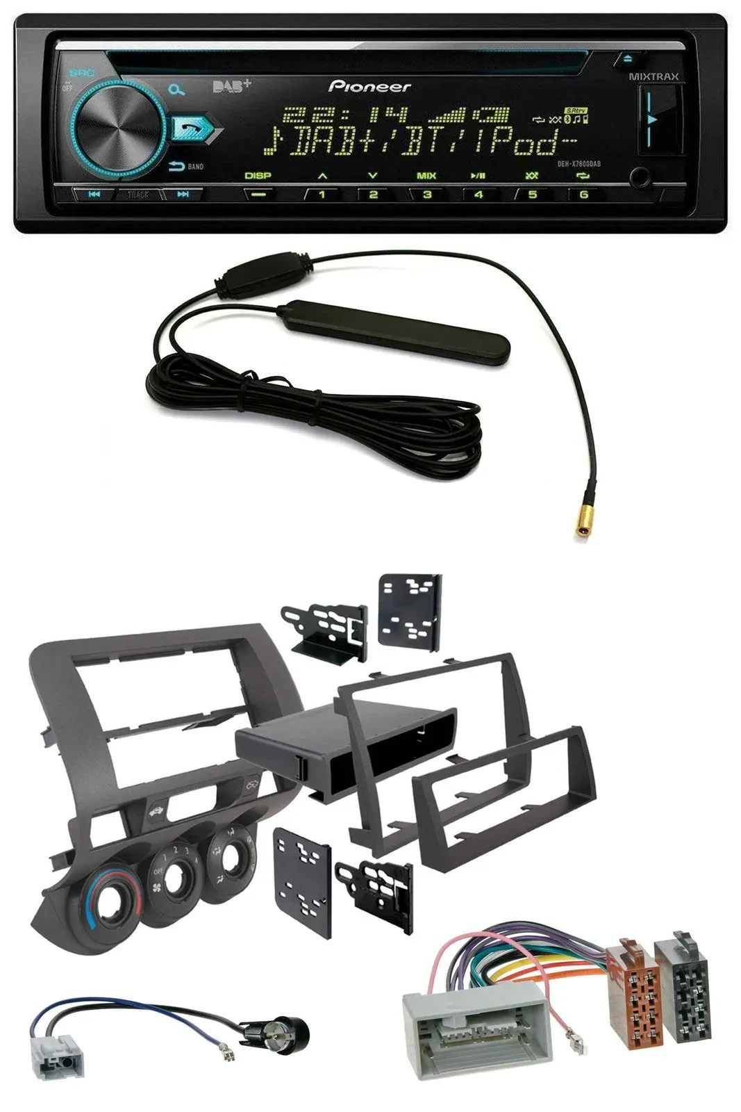 Pioneer CD MP3 AUX DAB USB Autoradio für Honda Fit 06-07 nur US-Importe