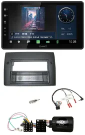 Kenwood Lenkrad Bluetooth USB DAB Autoradio für Fiat Stilo 2001-2007 Profi Ablag