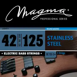 Струны для 5-струнной бас-гитары 42-125 Magma Strings BE155S+