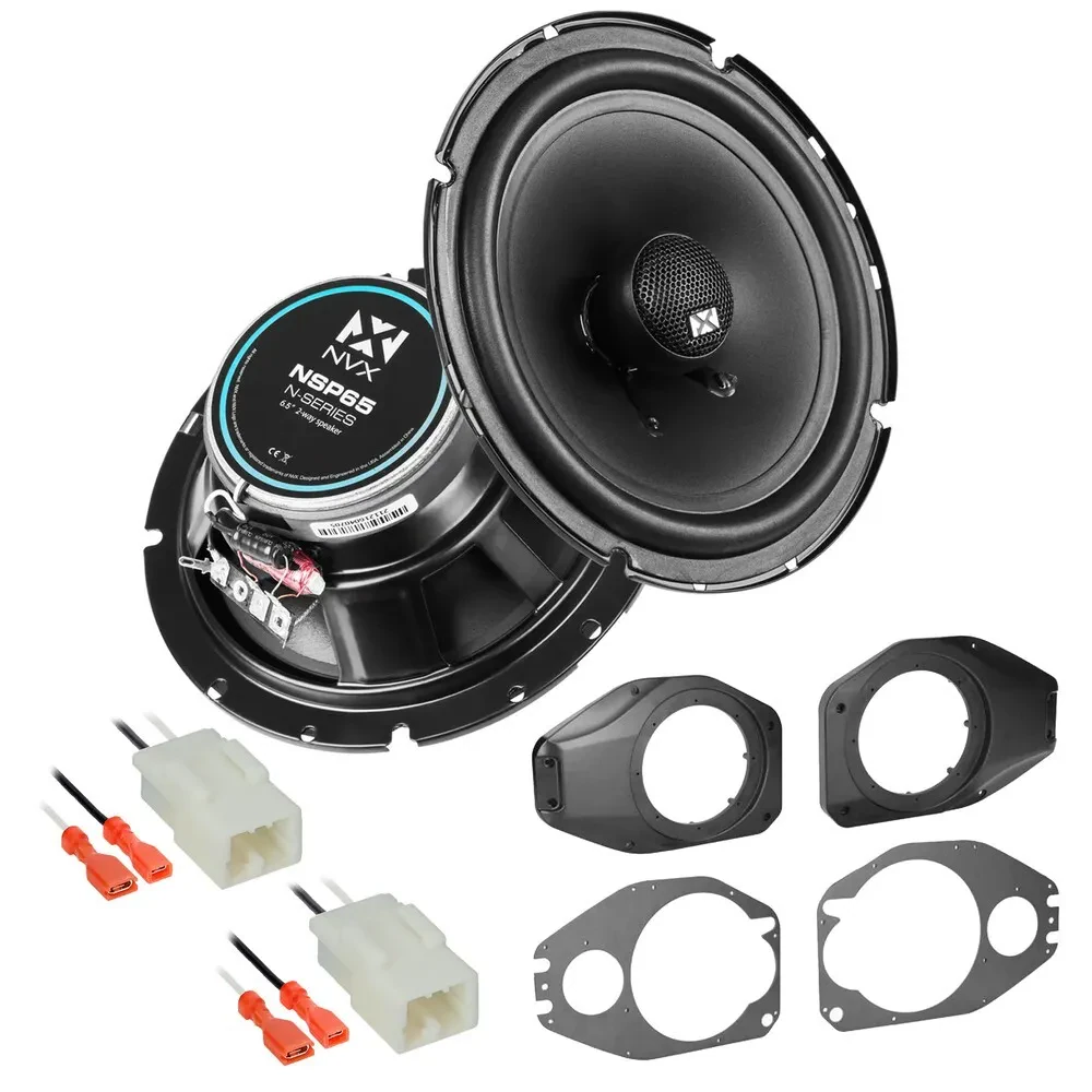 2018-2024 Jeep Wrangler JL Roll Bar Speaker Upgrade Kit by NVX