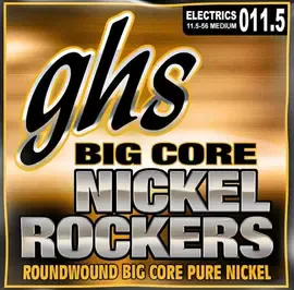 Струны для электрогитары GHS Strings BCM Big Core Nickel Rockers 11,5-56