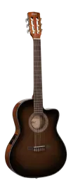 Классическая гитара с подключением Cort JADE E Nylon Dark Brown Burst