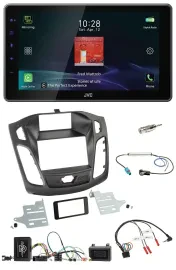 JVC DAB Lenkrad Bluetooth USB Autoradio für Ford Focus DYB 2011-2014