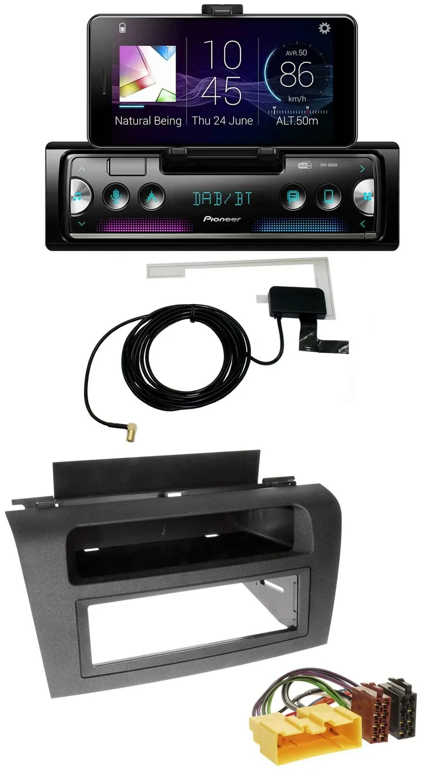 Pioneer DAB Bluetooth MP3 USB Autoradio für Mazda 3 (2004-2008)