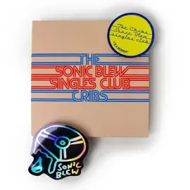 Виниловая пластинка The Cribs - Sonic Blew Singles Club [New 7" Vinyl] Patch, Stickers