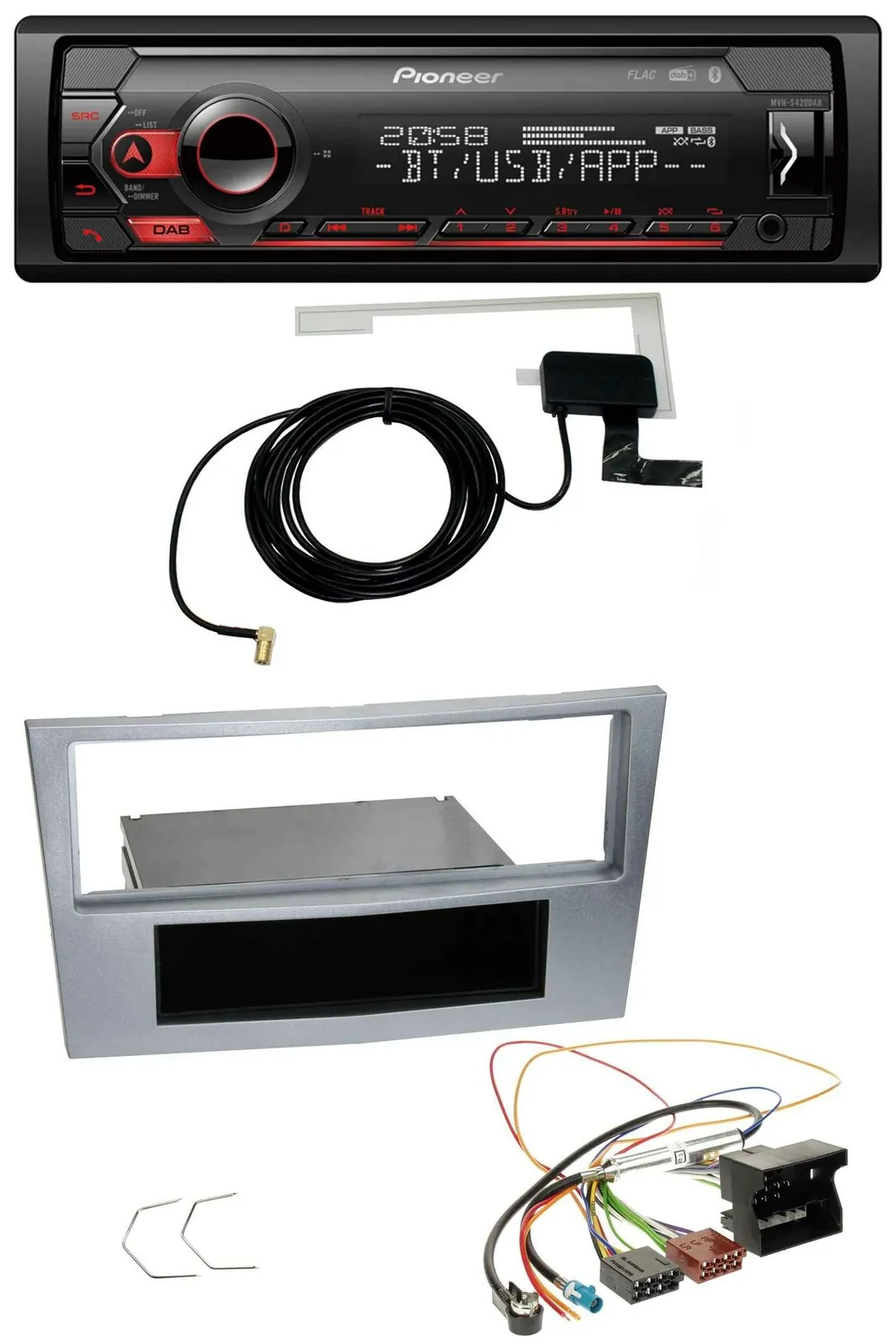 Автомагнитола для Opel Astra H, Zafira B, Corsa D Pioneer DAB, USB, MP3, Bluetooth