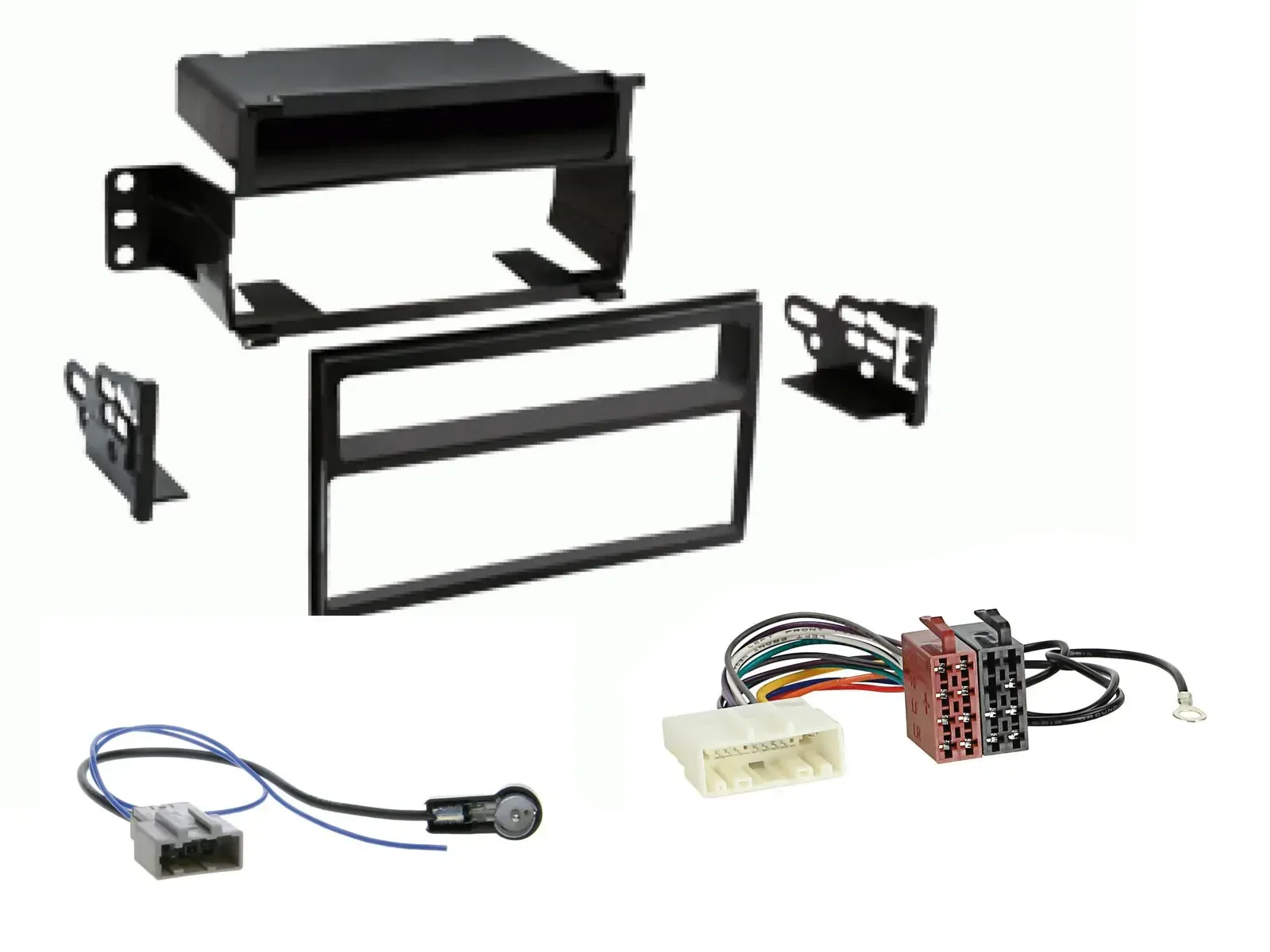 Radioeinbauset DIN Autoradio für Nissan Tiida Versa C11 2007-2011