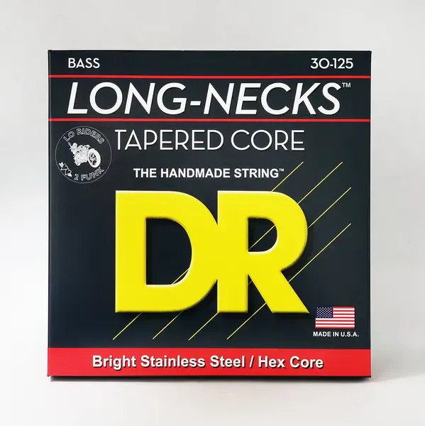 Струны для бас-гитары DR Strings LONG NECKS DR TMH6-30, 30 - 125