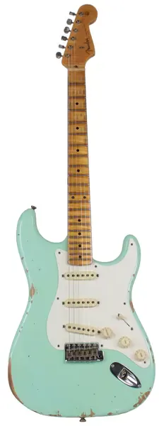 Электрогитара Fender Custom Shop '58 Stratocaster Relic Super Faded Aged Surf Green