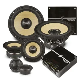 DS18 DXQ6C3 6.5" DXQ Series 3-Way Component Speaker System
