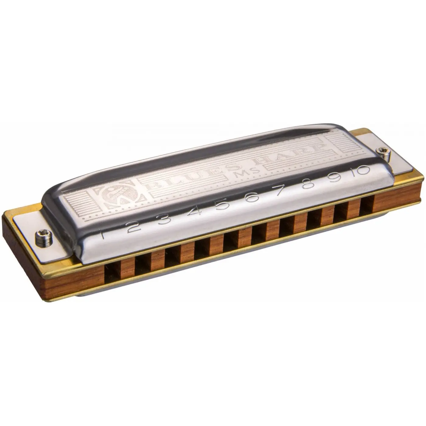 Купить Губная гармошка диатоническая Hohner Blues Harp 532/20 MS Eb  (492962) в Москве