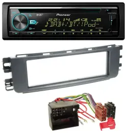 Pioneer DAB MP3 CD USB Bluetooth Autoradio für Smart ForFour (454, 2004-2006)