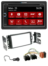 Автомагнитола для Chevrolet Corvette Upland Blaupunkt 2DIN Bluetooth DAB USB DVD MP3