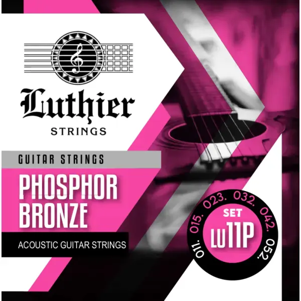 Струны для акустической гитары Luthier LU-11P Phosphor Bronze 11-52