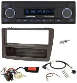 Blaupunkt DAB USB Bluetooth Lenkrad Autoradio für Honda Civic 04-06 anthrazit