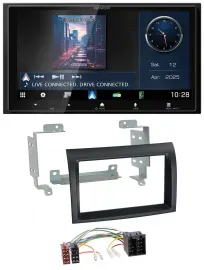 Kenwood Bluetooth 2DIN USB DAB MP3 Autoradio für Citroen Jumper Peugeot Boxer Fi