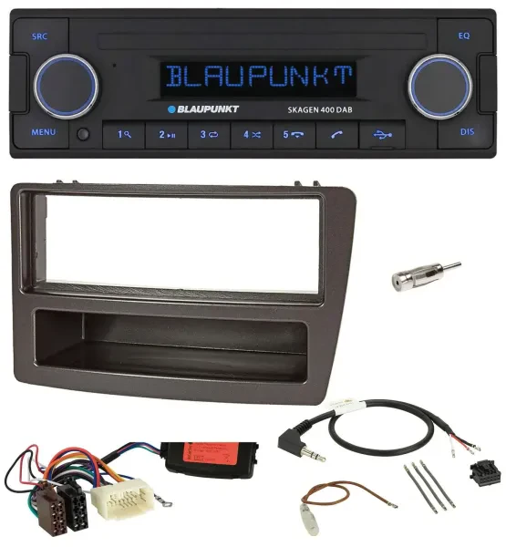 Blaupunkt DAB USB Bluetooth Lenkrad Autoradio für Honda Civic 04-06 anthrazit