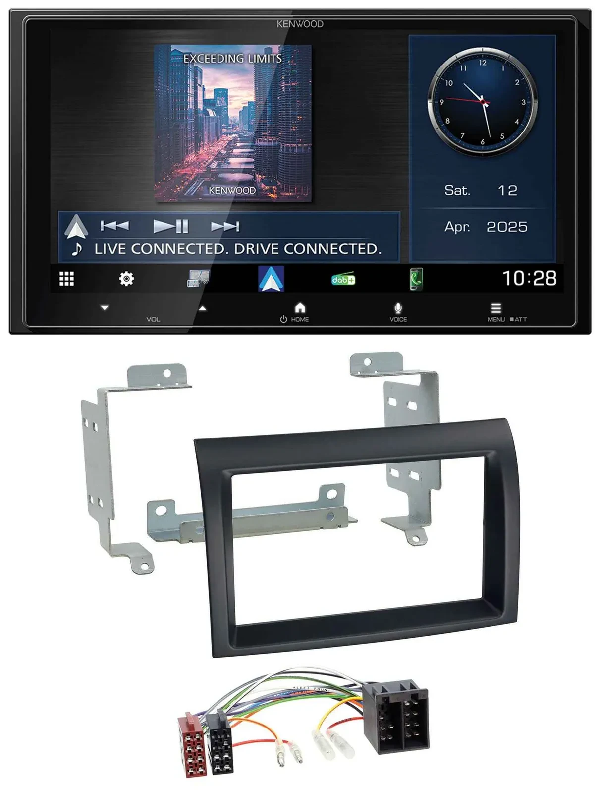 Kenwood Bluetooth 2DIN USB DAB MP3 Autoradio für Citroen Jumper Peugeot Boxer Fi