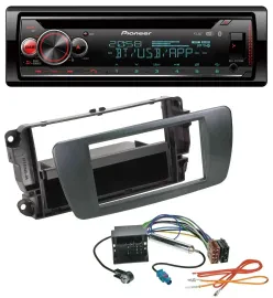 Pioneer MP3 DAB CD Bluetooth USB Autoradio für Seat Ibiza ab 08 azabacheschwarz