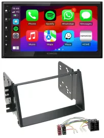 Kenwood MP3 USB DAB 2DIN Bluetooth Autoradio für Kia Soul (AM, 2008-2011)