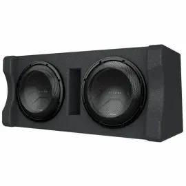 Kenwood P-XW1221D 1200W Max Dual 12” Pre-loaded Car Subwoofer Box Enclosure