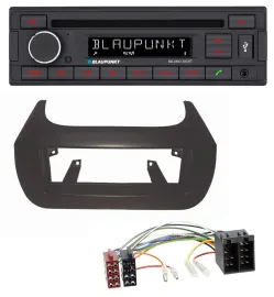 Blaupunkt MP3 USB CD Bluetooth AUX Autoradio für Citroen Nemo Fiat Fiorino Qubo