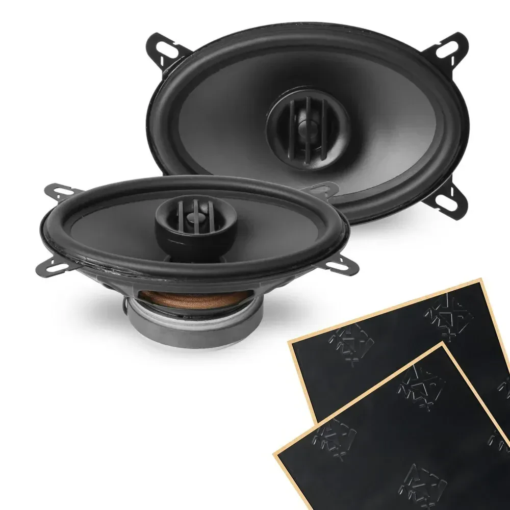 Автомобильные колонки MTX THUNDER46 4x6" коаксиальные, с материалом виброизоляции