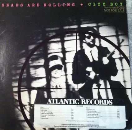 CITY BOY - Heads Are Rolling (LP , Used)
