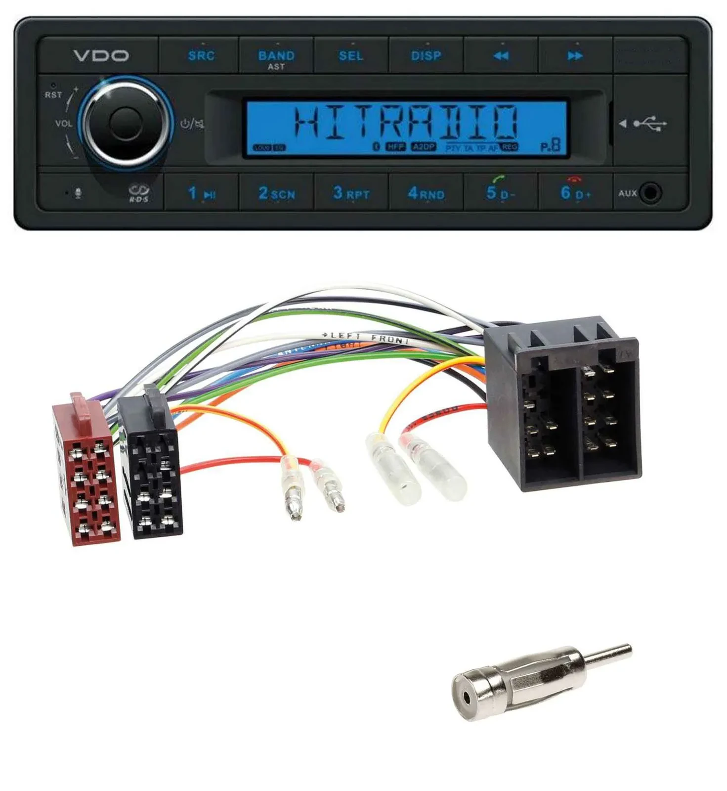 VDO AUX Bluetooth USB MP3 Autoradio für Porsche Boxster (1996-2004)