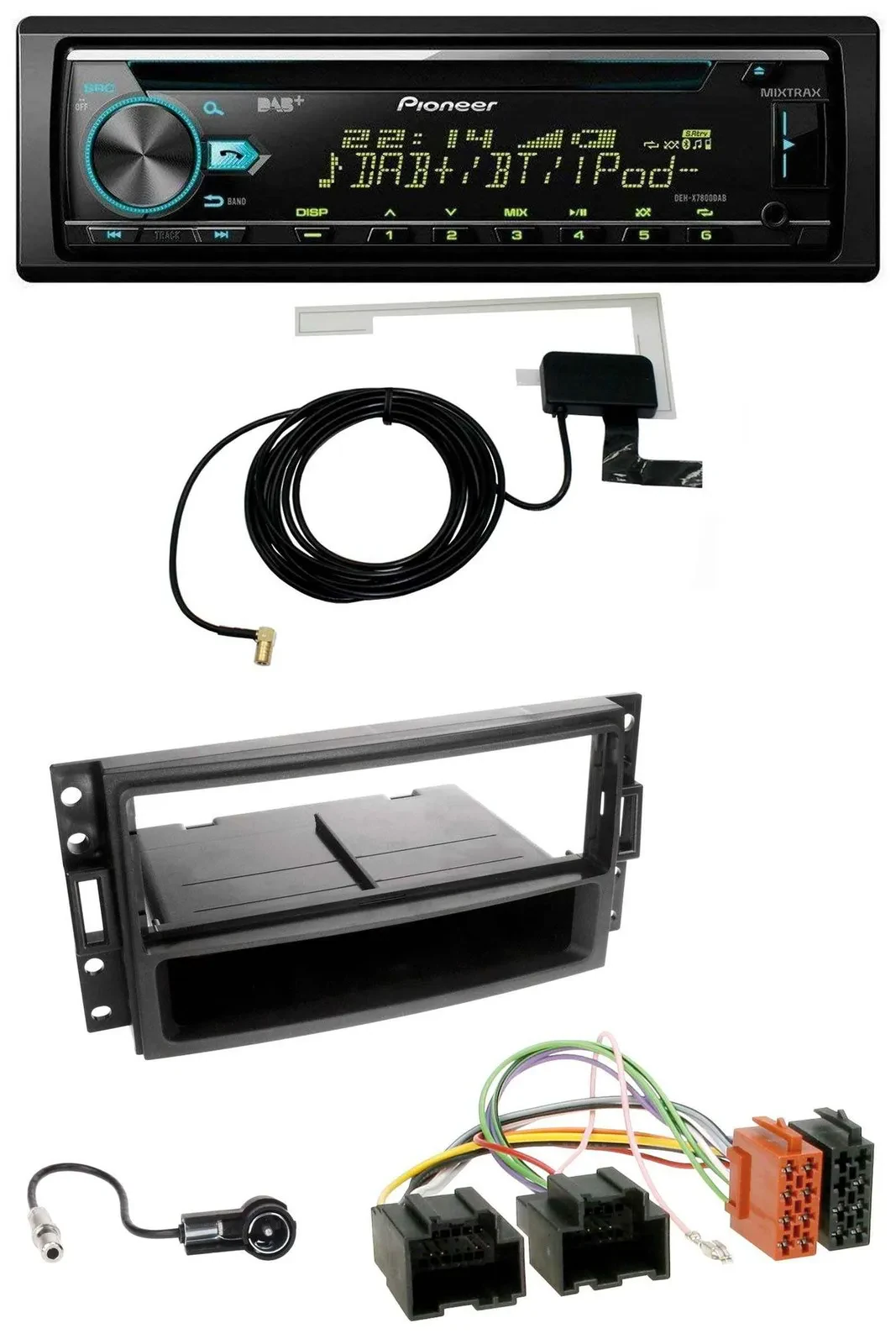 Автомагнитола для Chevrolet Corvette/Uplander 2005–2013 Pioneer CD/MP3, USB, AUX, DAB