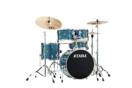 Барабанная установка TAMA Imperialstar IP50H6W-HLB 20", цвет Hairline Blue (синий), с фурнитурой (набор, 5 шт)