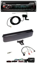 Автомагнитола Pioneer DAB, CD, USB, Bluetooth для Ford Mondeo/Focus, чёрный глянец (piano black)