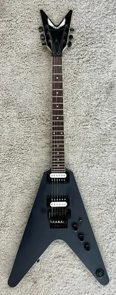 Dean VX With Floyd Rose Tremolo Electric Guitar Black Satin Finish