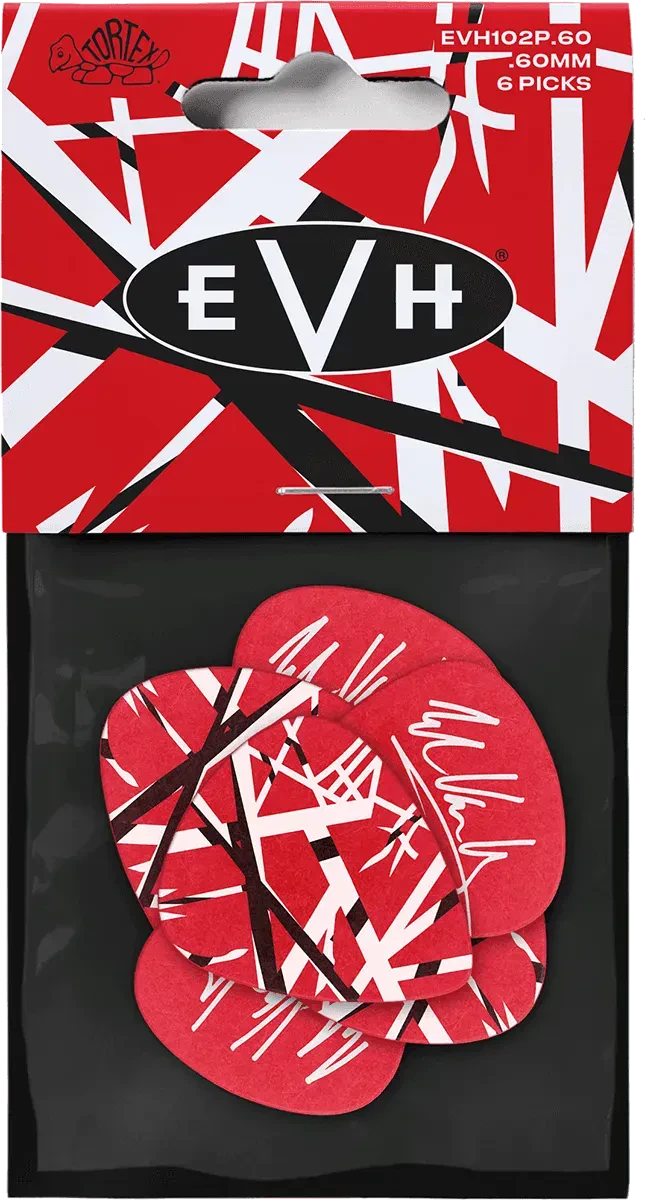 Медиаторы Dunlop EVH102P060 EVH Tortex Frankenstein 0.60 (6 штук)