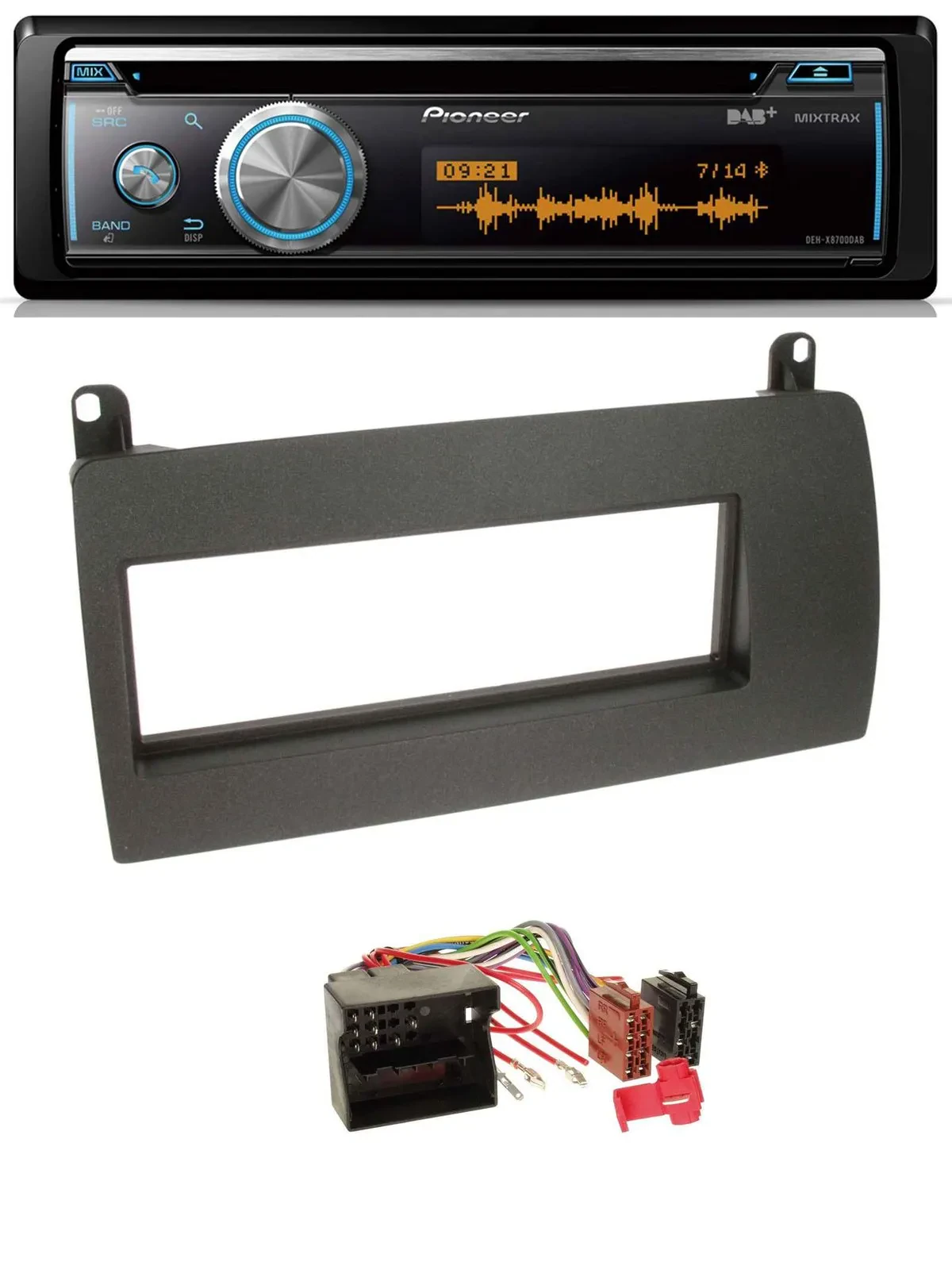 Pioneer MP3 DAB USB CD Bluetooth Autoradio für Rover 75 (2002-2005)